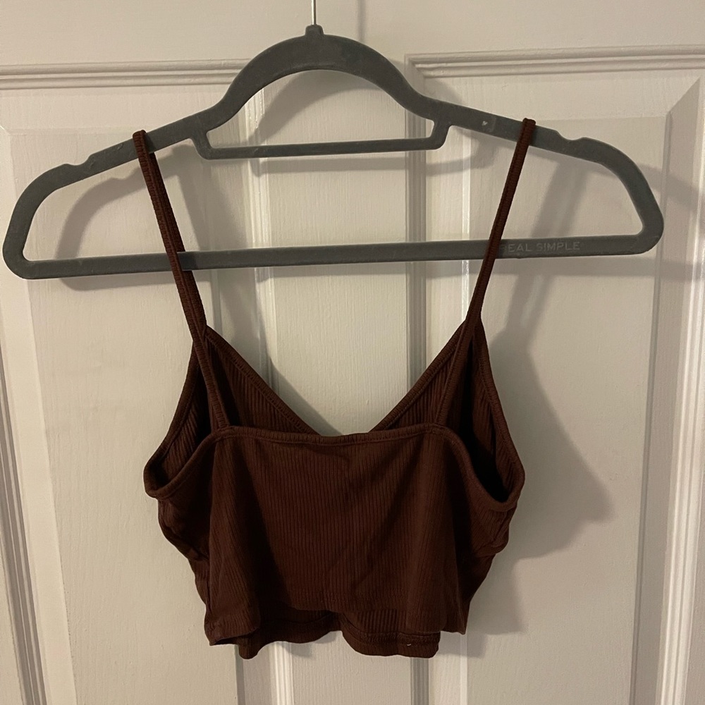 Brown tank top from shein